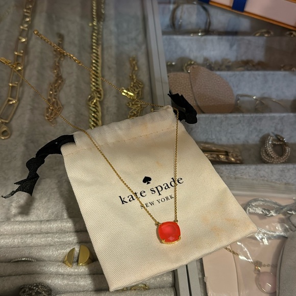 Kate Spade Pink “Cause a Stir” Pendant Necklace - Picture 2 of 5